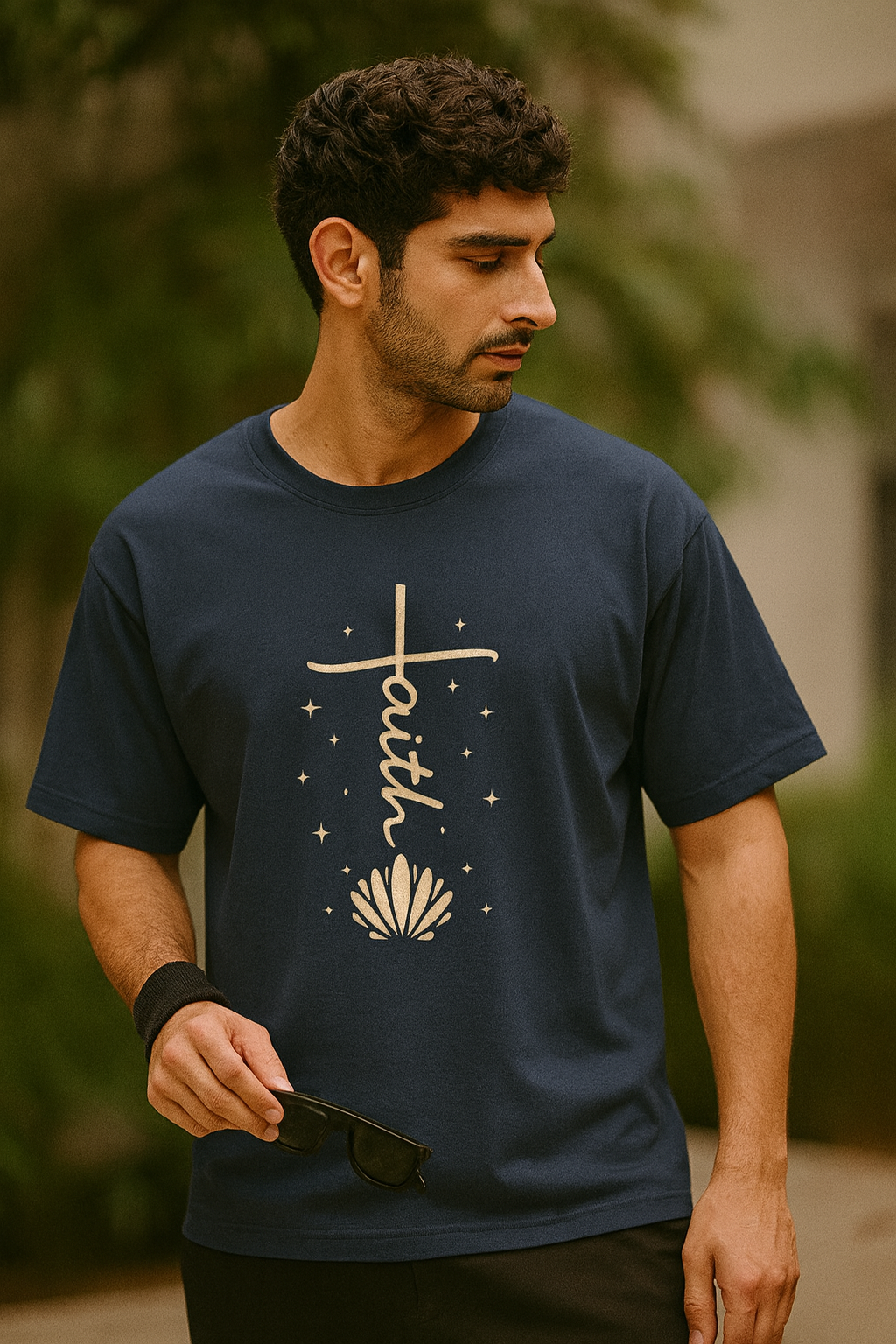 Faith Unisex Oversized T-Shirt