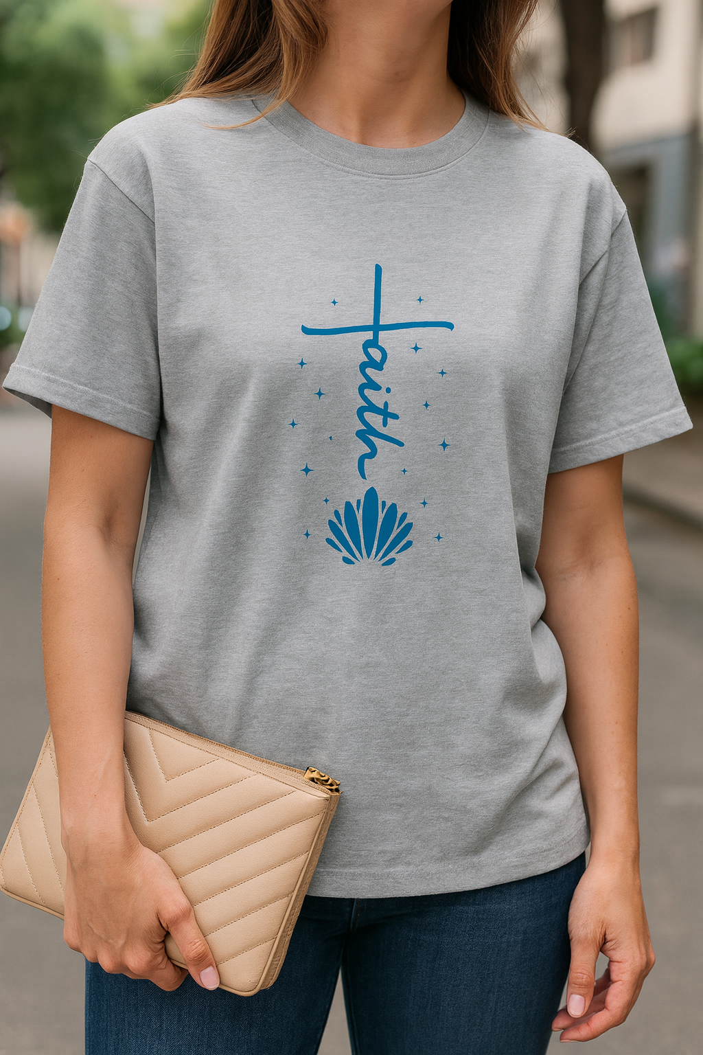 Faith Unisex Oversized T-Shirt