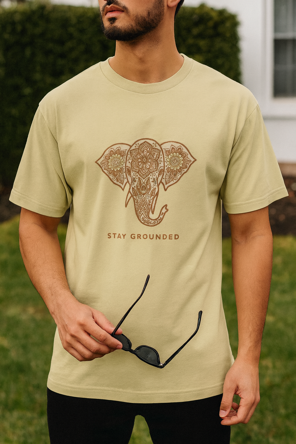 Stay Grounded Unisex Oversized T-Shirt