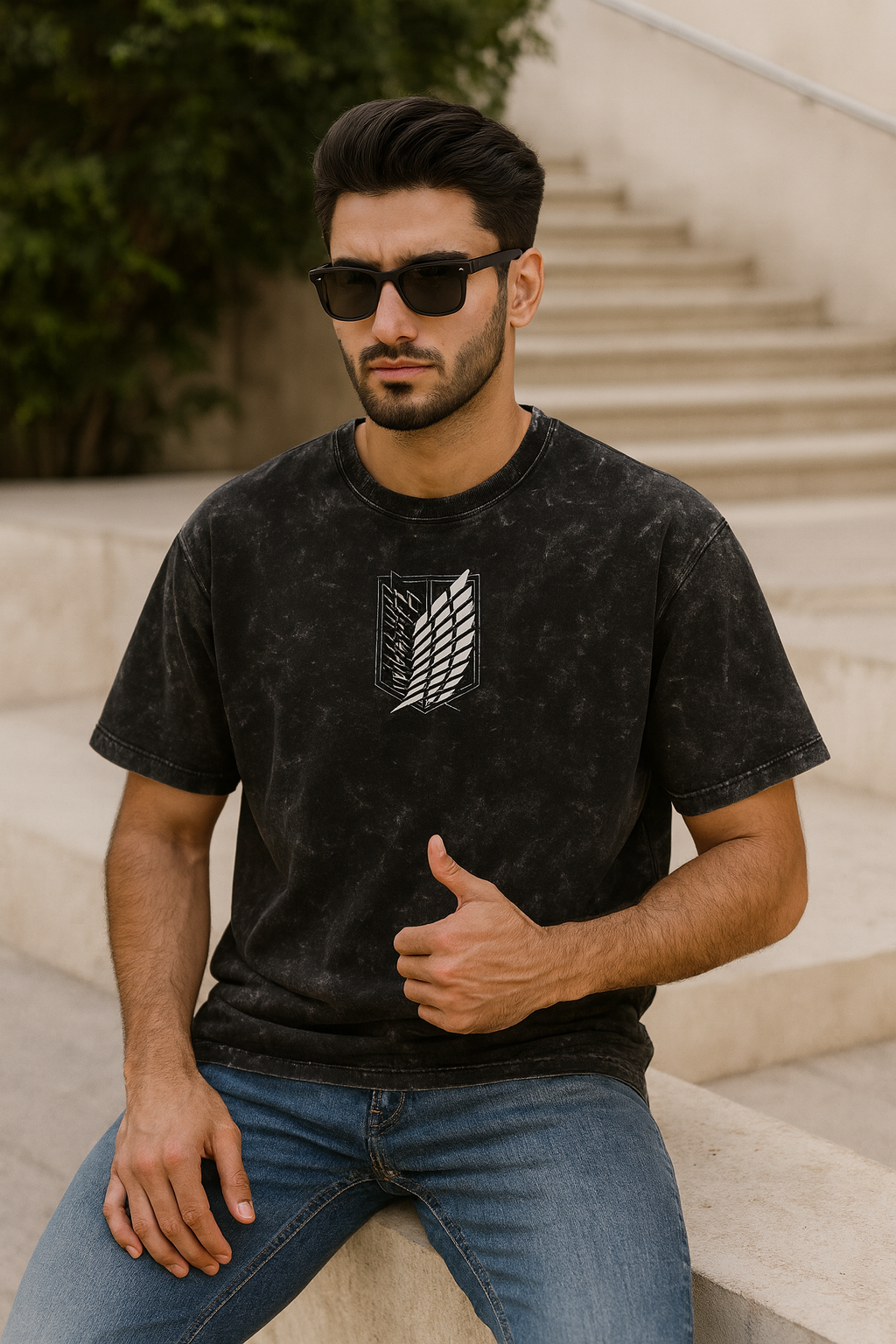 Wings of Freedom Oversized Tee