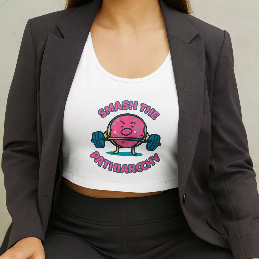 Smash the Patriarchy Crop Top